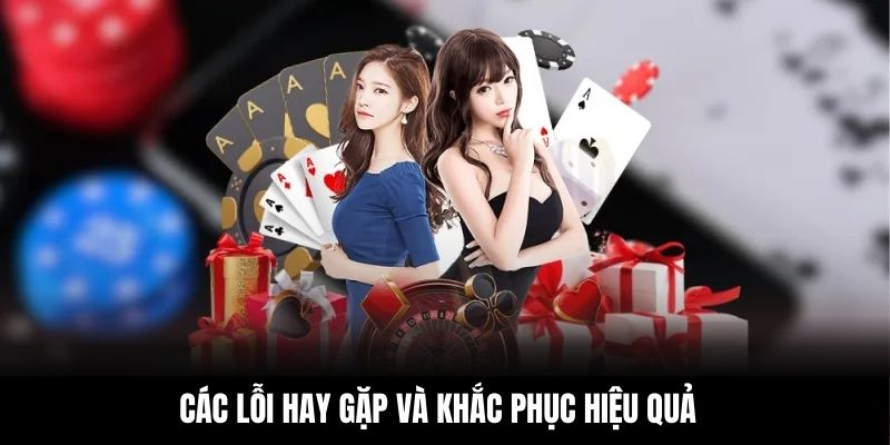 Các lỗi hay gặp khi cá cược 789BET và cách khắc phục