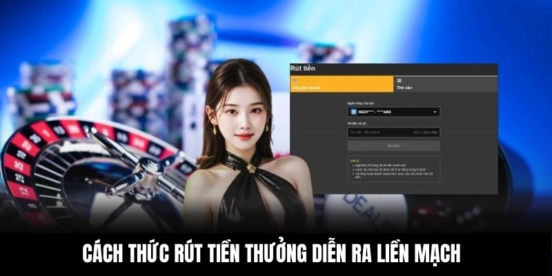 Cách thức rút tiền thưởng diễn ra liền mạch tại 789BET