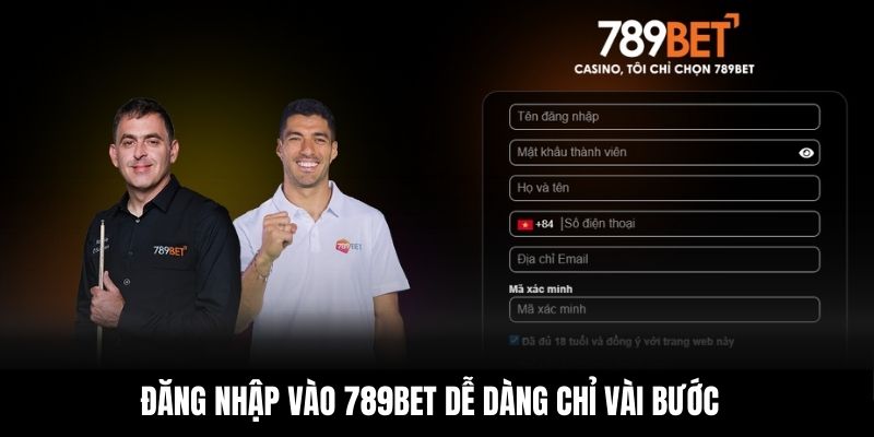 Đăng nhập vào 789BET dễ dàng chỉ vài bước